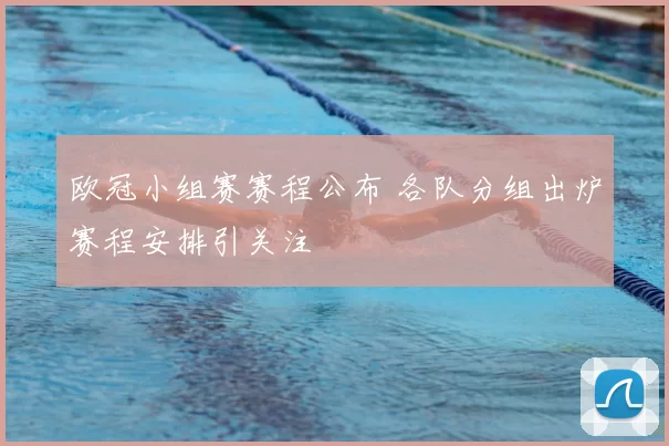 欧冠小组赛赛程公布 各队分组出炉赛程安排引关注